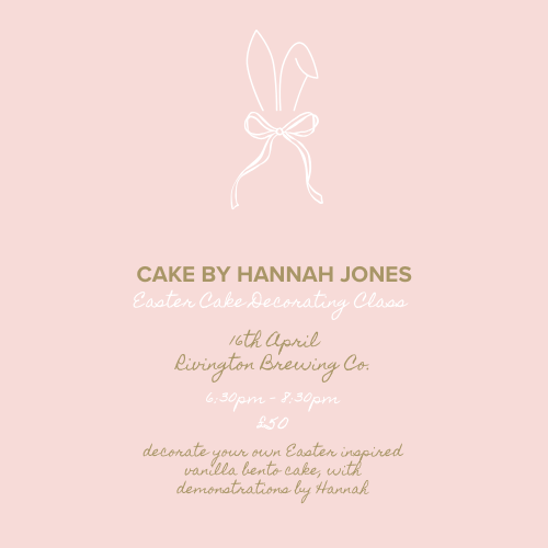Easter Cake Decorating Class