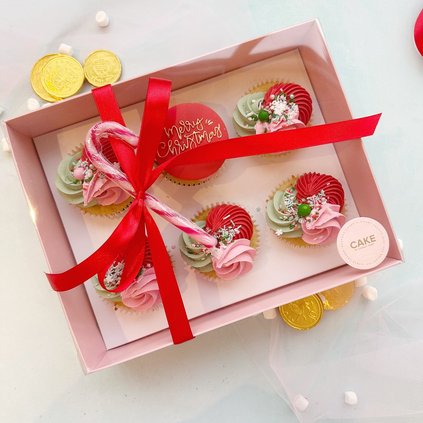 Christmas Cupcakes Large Box