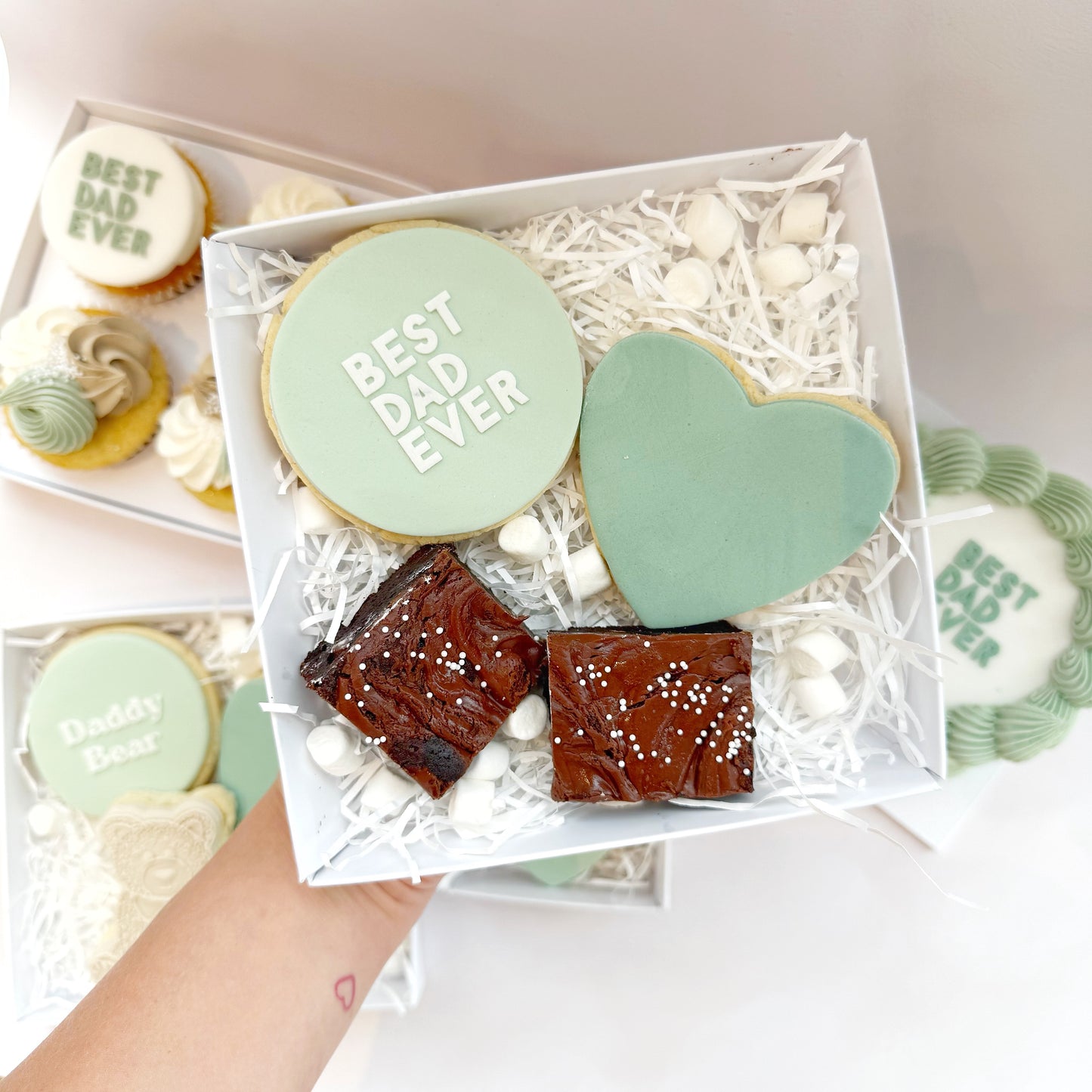 'Best Dad Ever' Cookies & Brownie Gift Box | Fathers Day at CAKE - POSTAL AVAILABLE