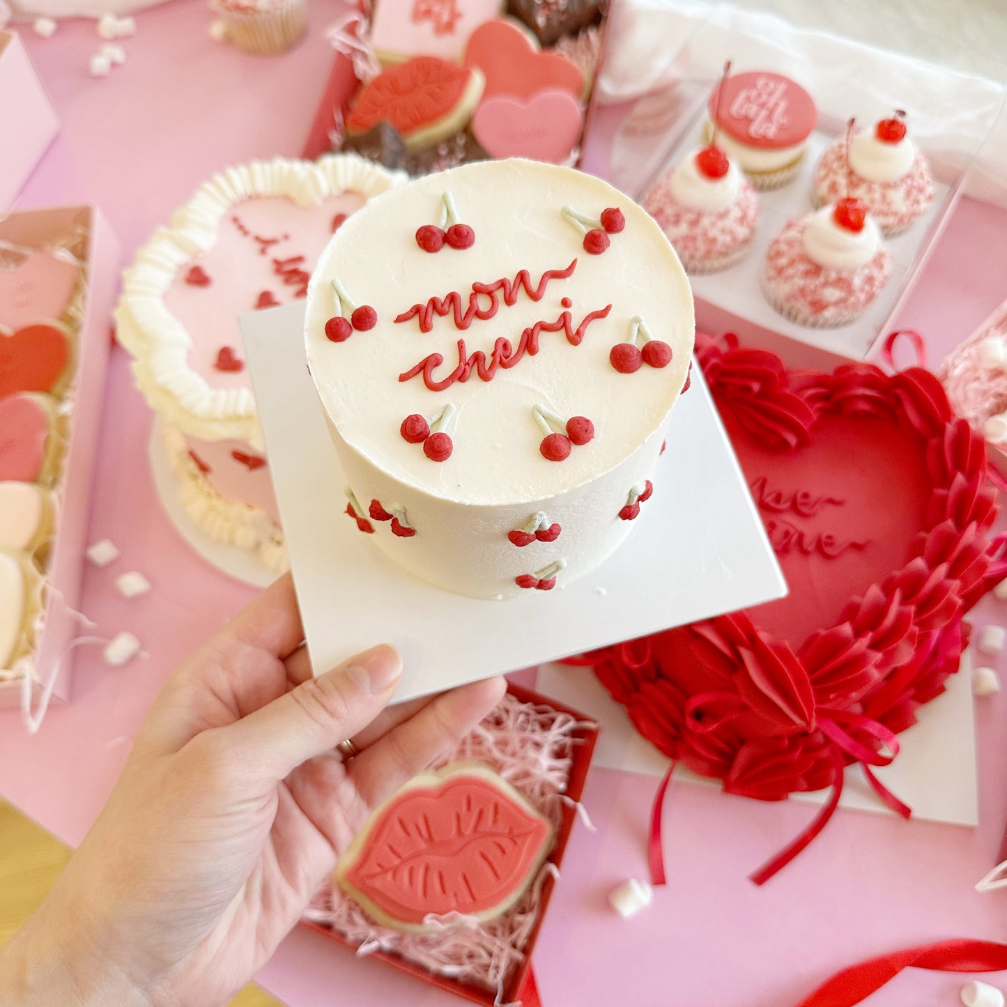 'ILY Cherry Much' Mini Cake | Valentines at CAKE