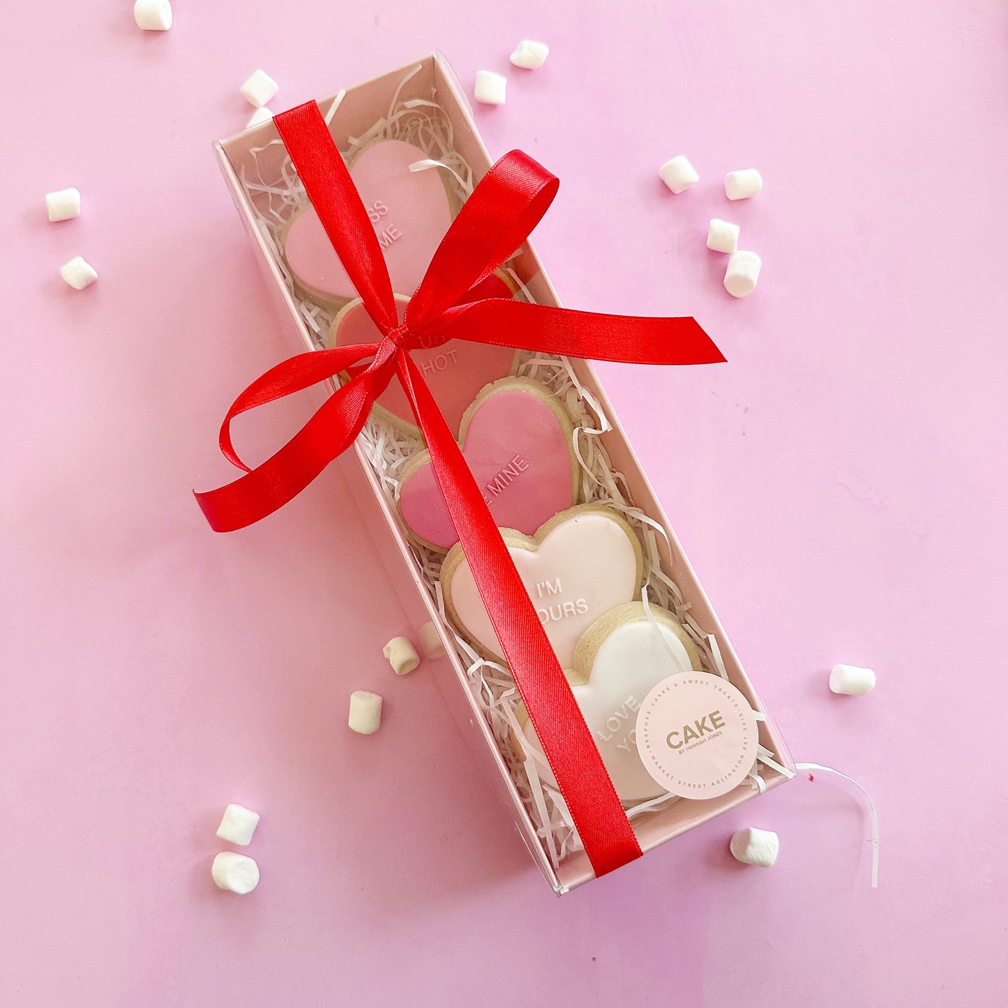 Love Hearts Gift Box | Valentines by CAKE - POSTAL AVAILABLE