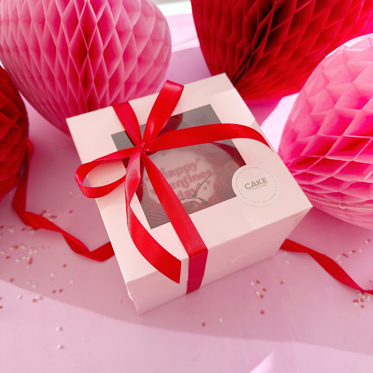 Valentines Vintage Bento Cake