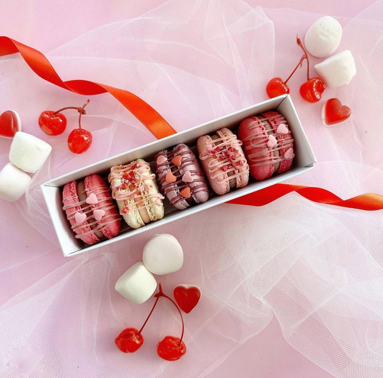 Valentines Macarons - Gluten Free