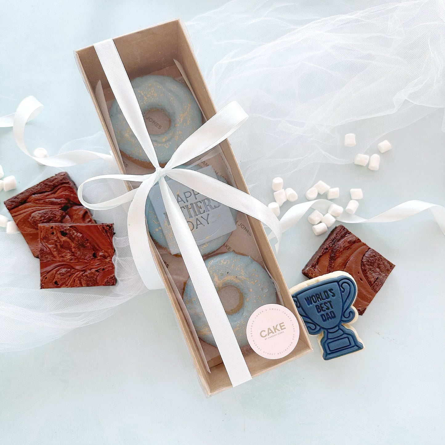 Fathers Day Baked Donuts Gift Box
