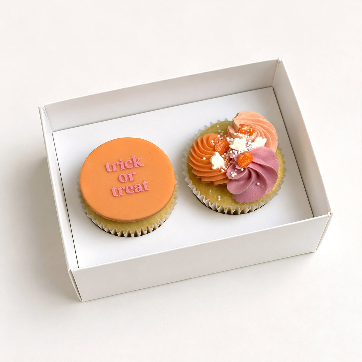 Trick or Treat Cupcake Gift Box