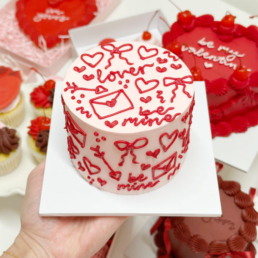 Doodle Mini Cake | Valentines at CAKE