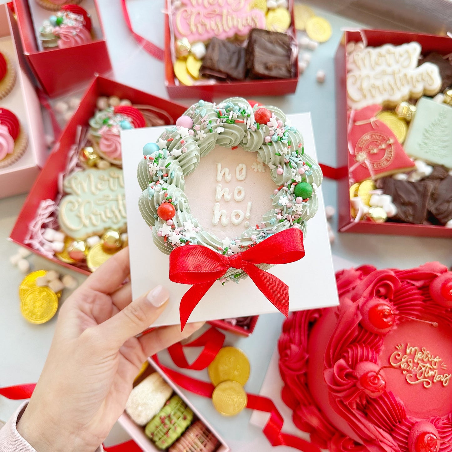 Wreath Bento Cake