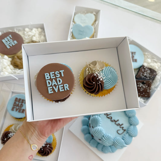 'Best Dad' Duo Cupcake Gift Box | Fathers Day at CAKE