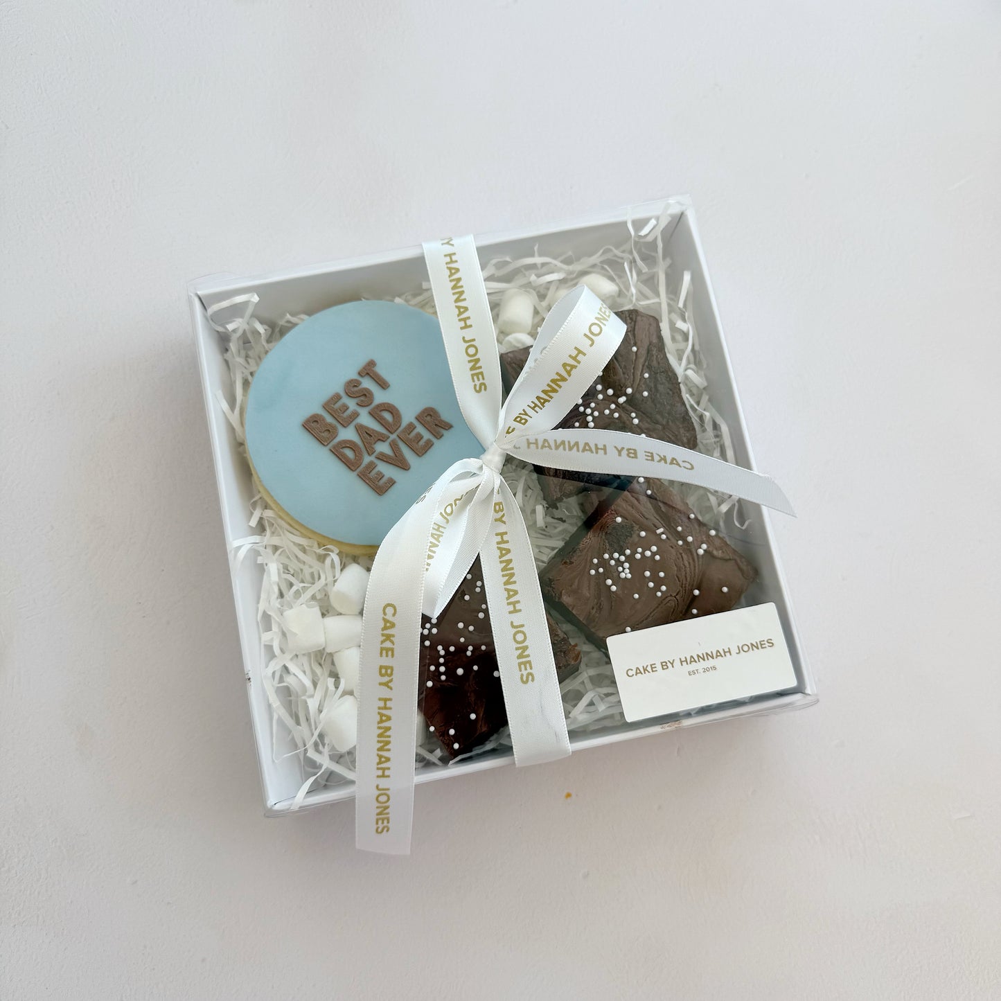 'Best Dad' Cookie & Brownie Gift Box | Fathers Day at CAKE - POSTAL AVAILABLE