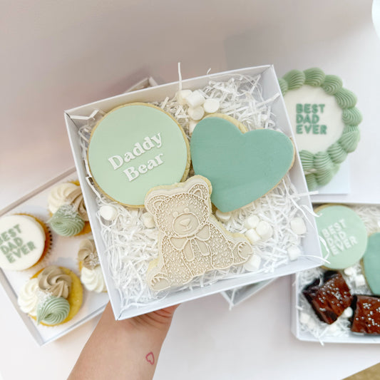 'Daddy Bear' Cookies Gift Box | Fathers Day at CAKE - POSTAL AVAILABLE