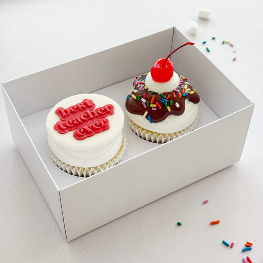 Teacher Cupcake Duo | CAKE by Hannah Jones