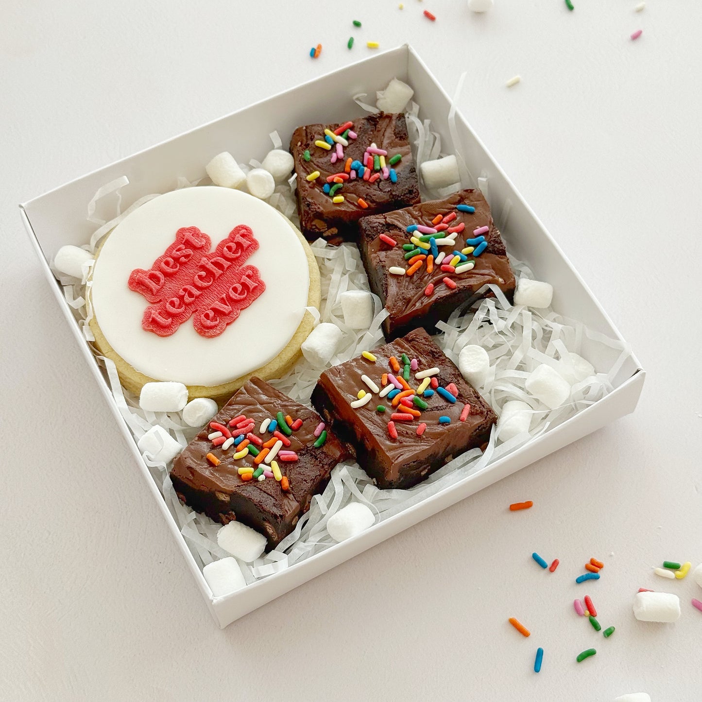 Teacher Cookie & Brownie Gift Box | CAKE by Hannah Jones - POSTAL AVAILABLE
