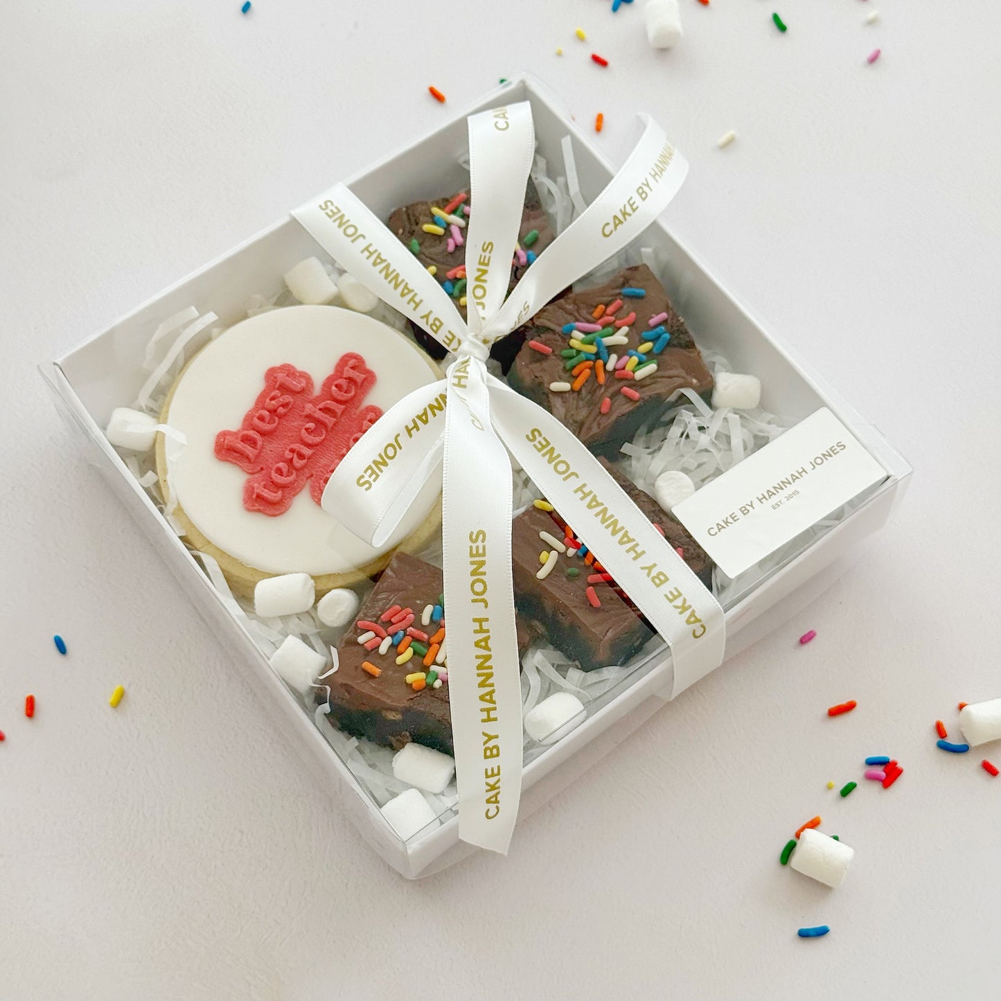 Teacher Cookie & Brownie Gift Box | CAKE by Hannah Jones - POSTAL AVAILABLE