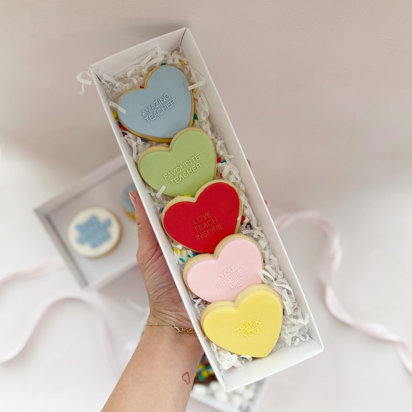 Teacher Sugar Cookie Gift Box | CAKE by Hannah Jones