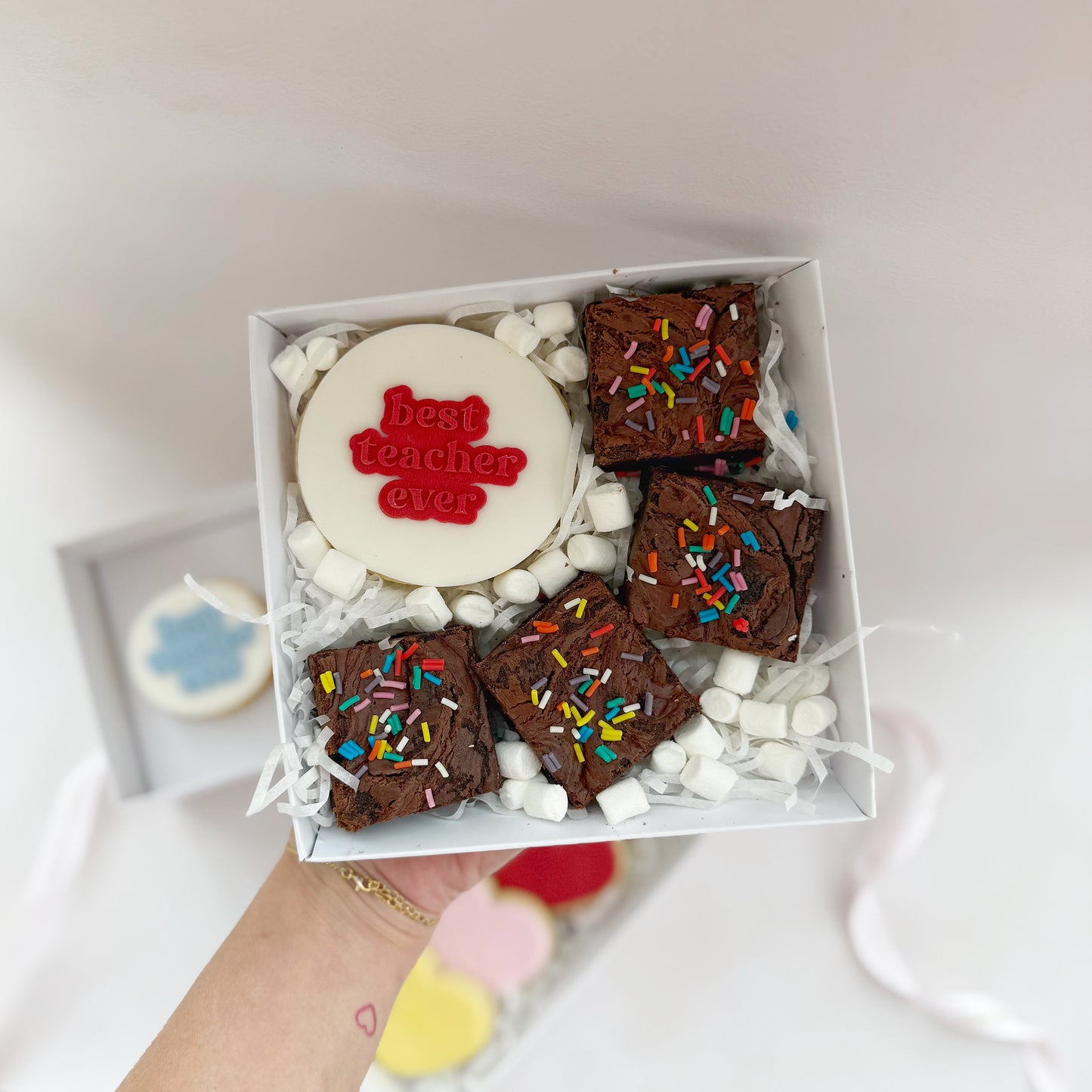 Teacher Cookie & Brownie Gift Box | CAKE by Hannah Jones