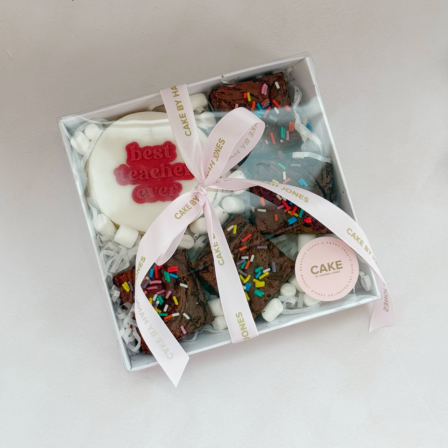 Teacher Cookie & Brownie Gift Box | CAKE by Hannah Jones