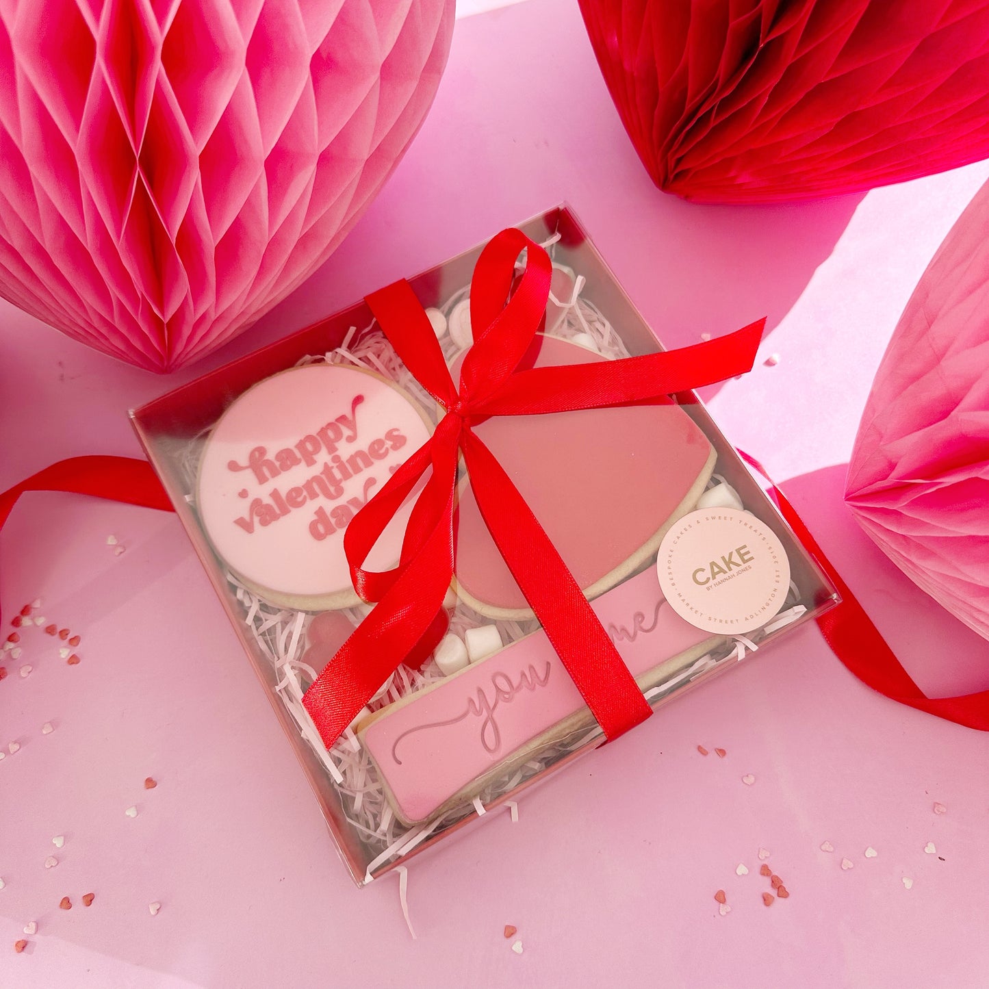 Valentines Sugar Cookie Box - POSTAL AVAILABLE