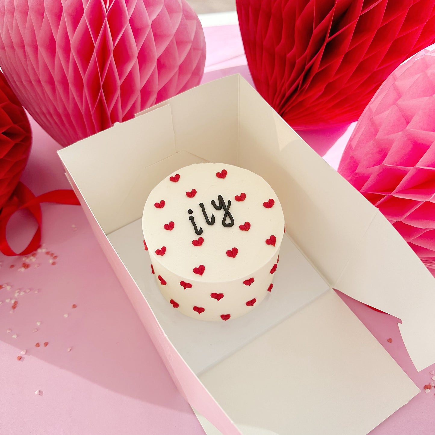 Valentines Personalised Bento Cake