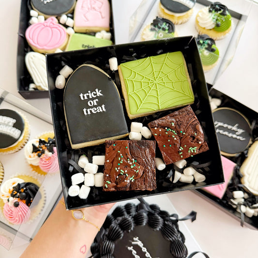 'Trick or Treat' Sugar Cookie Gift Box | Halloween at CAKE - POSTAL AVAILABLE