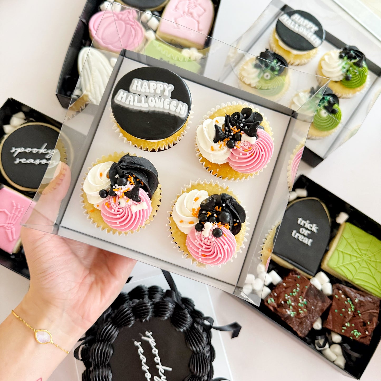 Pink Cupcake Gift Box | Halloween at CAKE